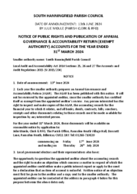 NOTICE OF PUBLIC RIGHTS 2024