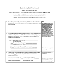 Notice of Conclusion of Audit 2024